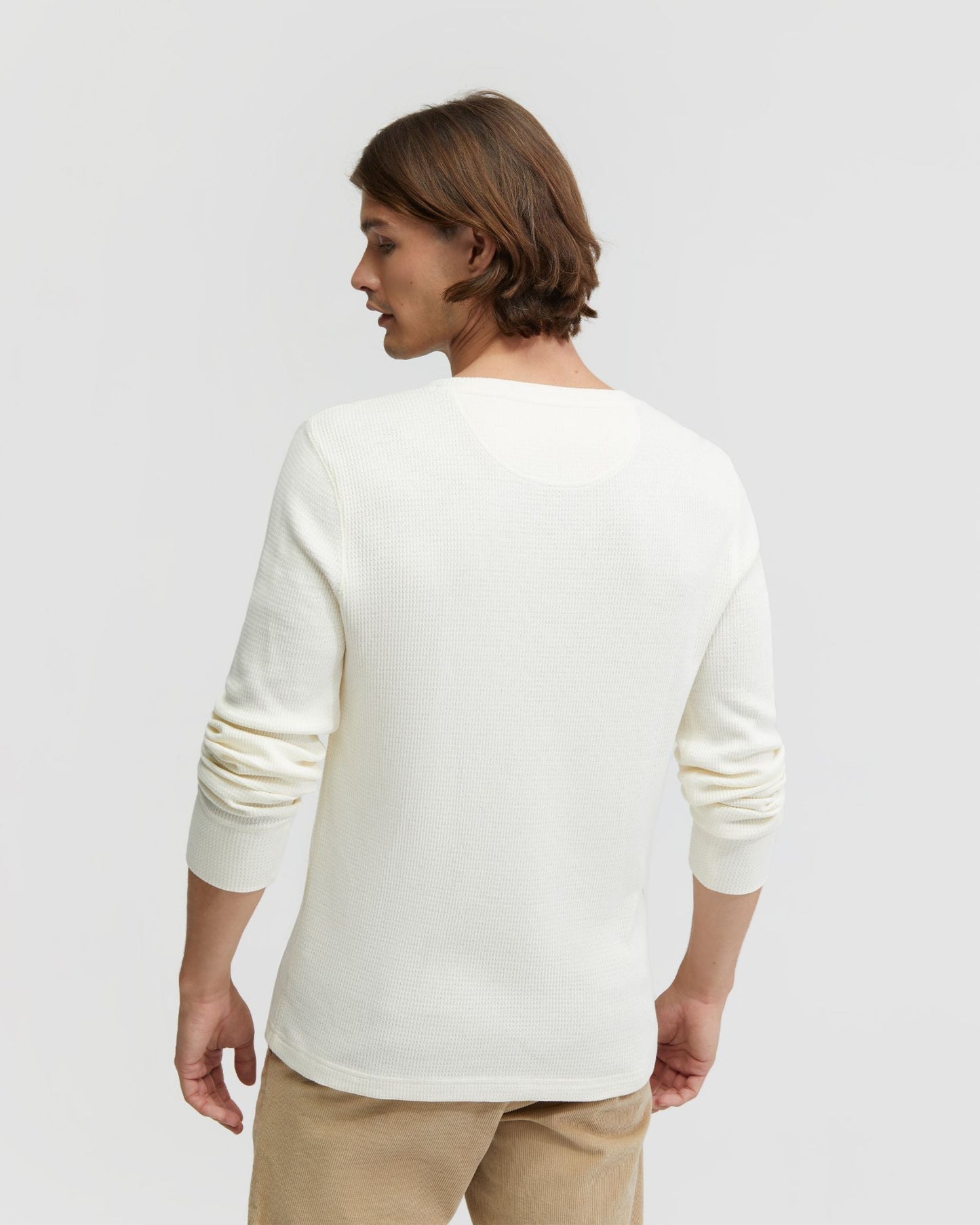 Henry Organic Cotton Waffle Long Sleeve Tee