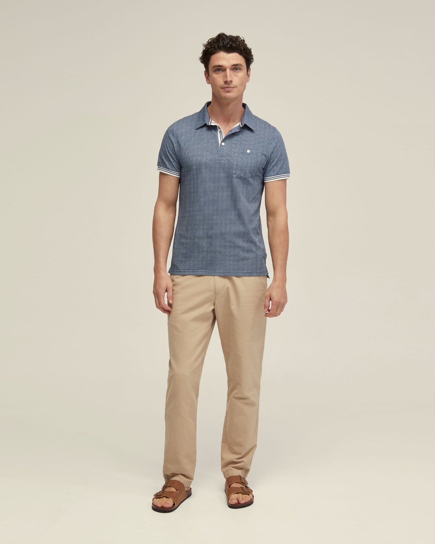 Milo Cotton Jersey Printed Polo