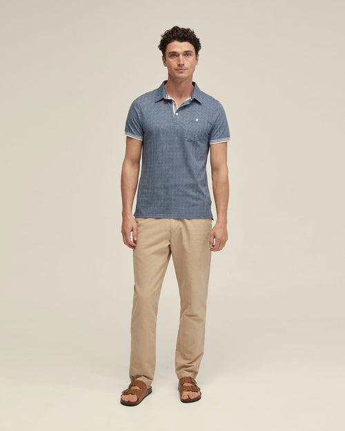 Milo Cotton Jersey Printed Polo