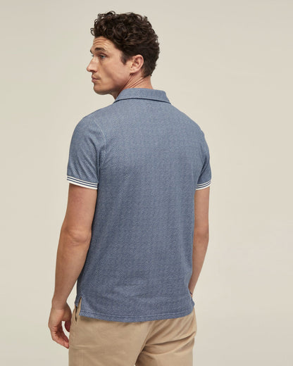 Milo Cotton Jersey Printed Polo