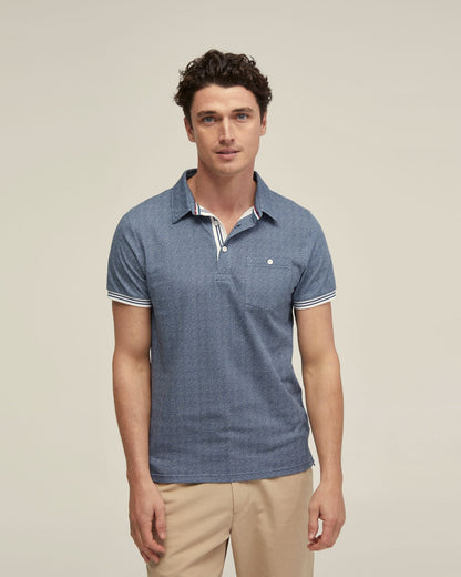 Milo Cotton Jersey Printed Polo