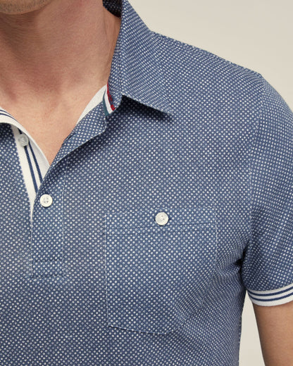 Milo Cotton Jersey Printed Polo