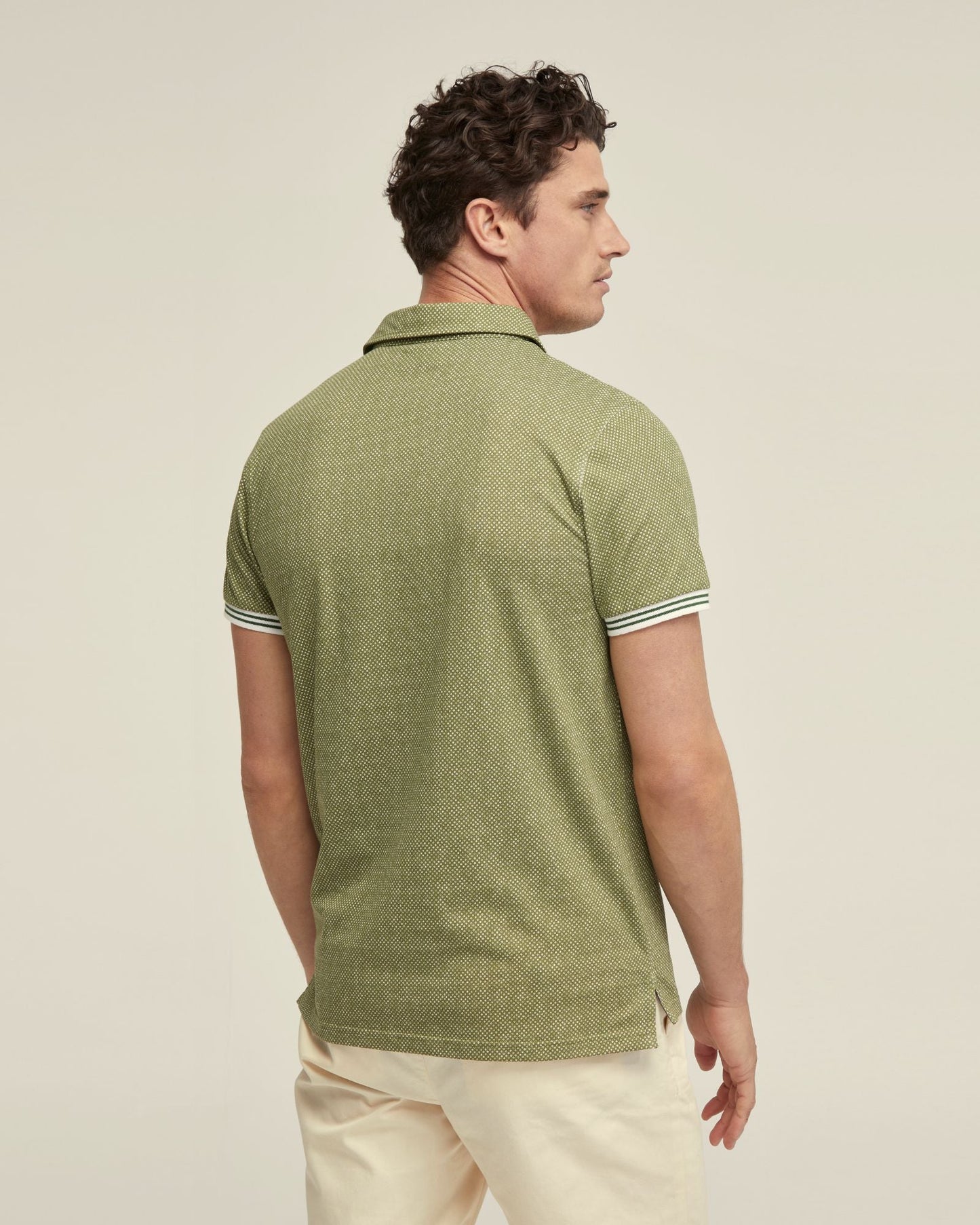 Milo Cotton Jersey Printed Polo