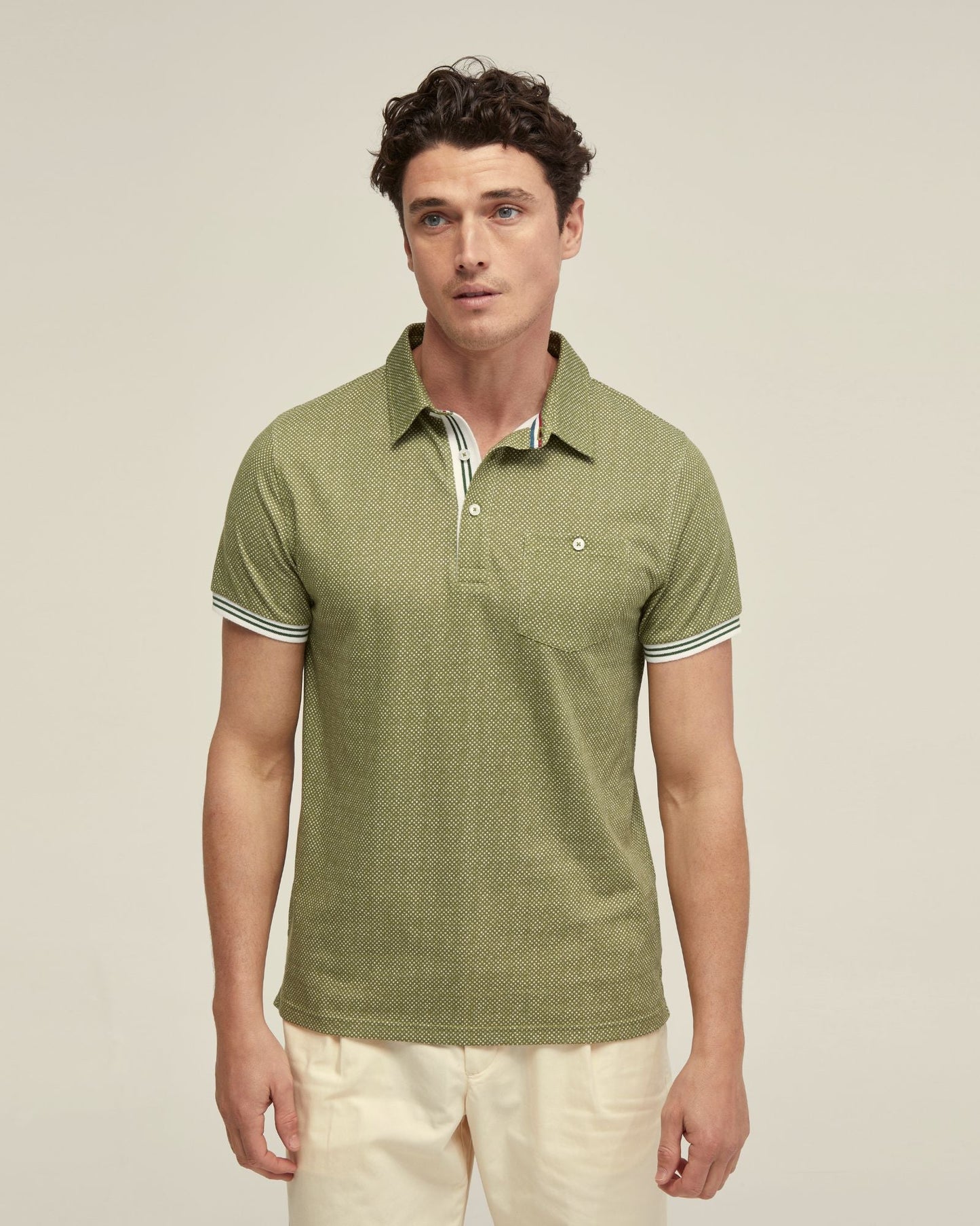 Milo Cotton Jersey Printed Polo