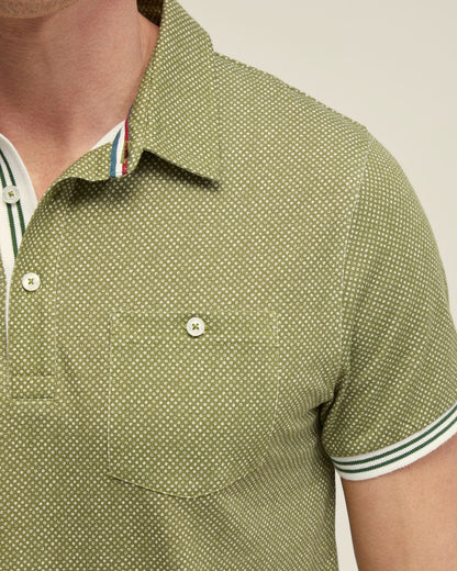 Milo Cotton Jersey Printed Polo