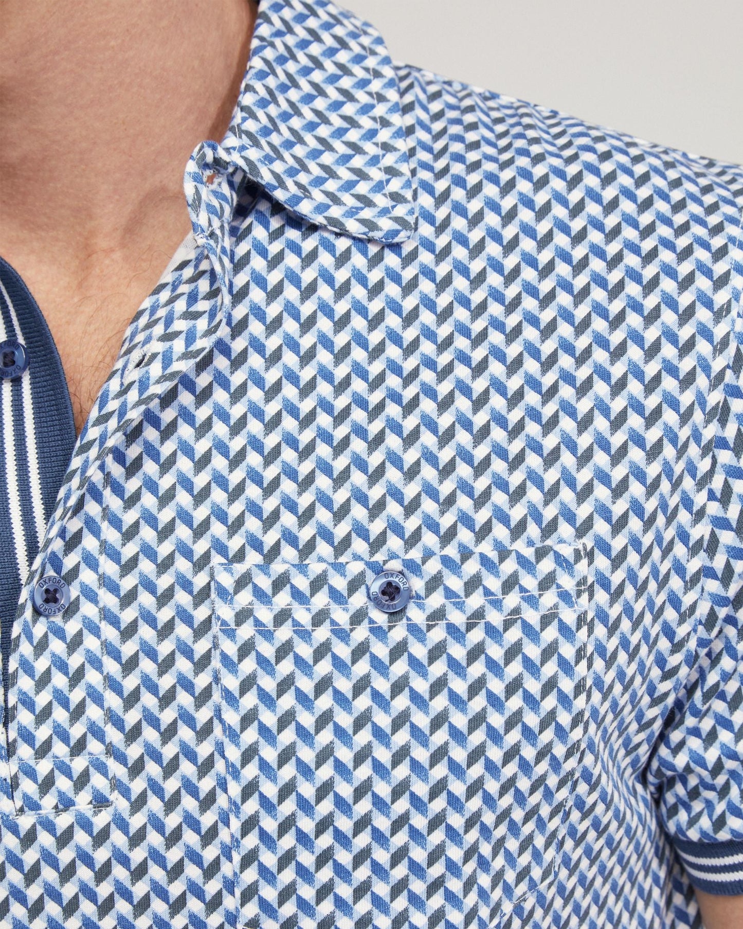 Milo Cotton Jersey Printed Polo