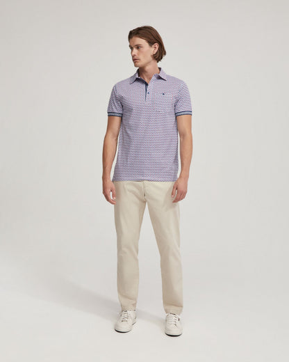 Milo Cotton Jersey Printed Polo