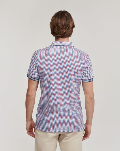 Milo Cotton Jersey Printed Polo