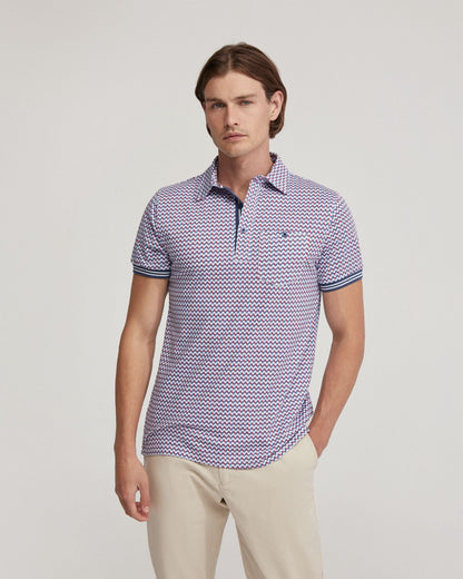 Milo Cotton Jersey Printed Polo