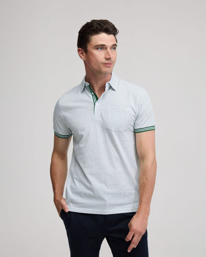 Milo Cotton Jersey Printed Polo