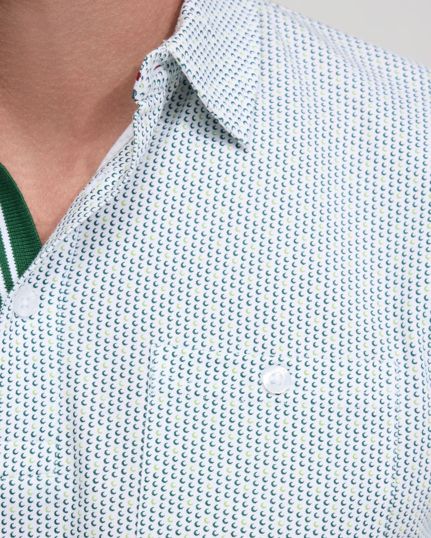 Milo Cotton Jersey Printed Polo