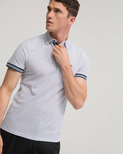 Milo Cotton Jersey Printed Polo