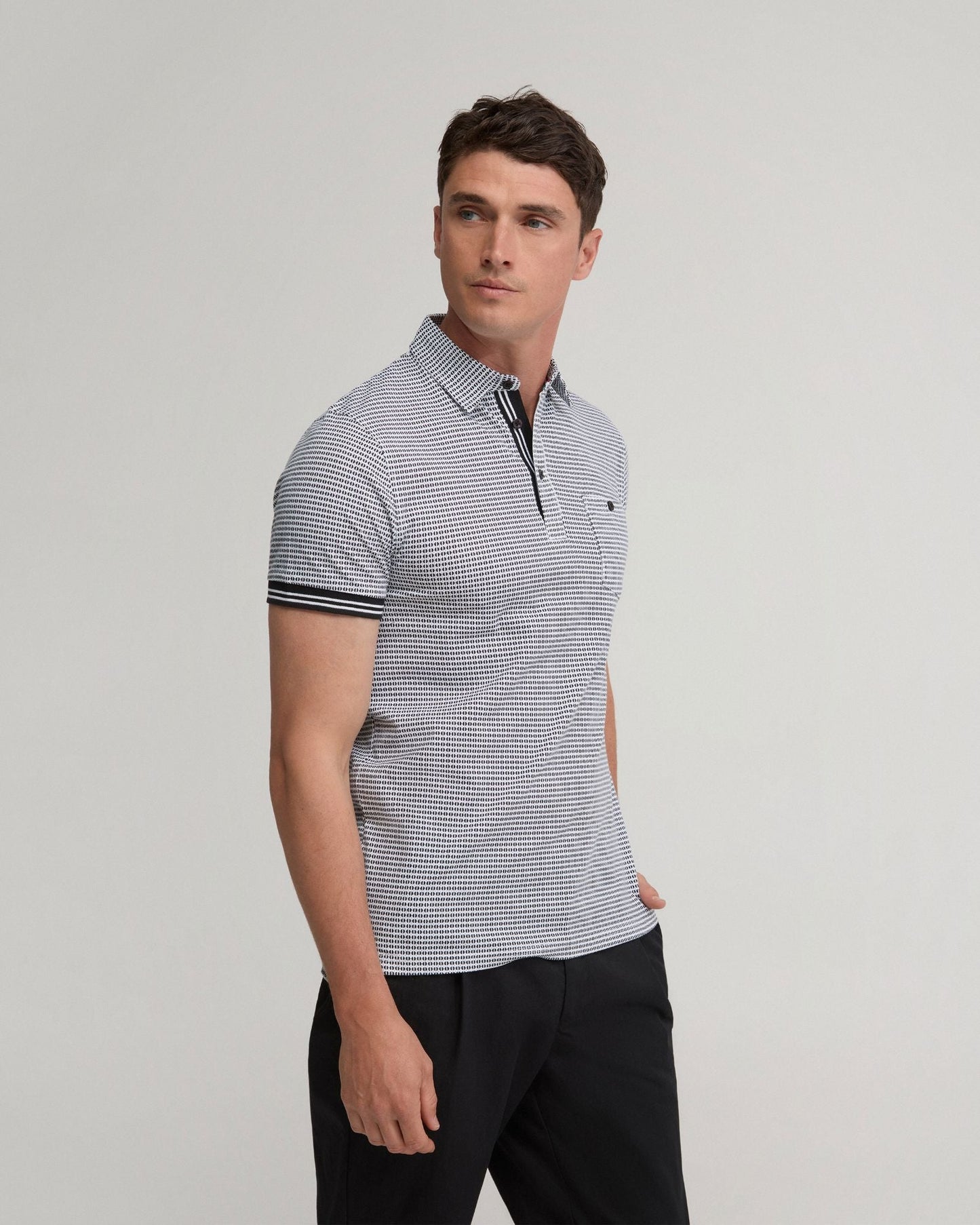 Milo Cotton Jersey Printed Polo