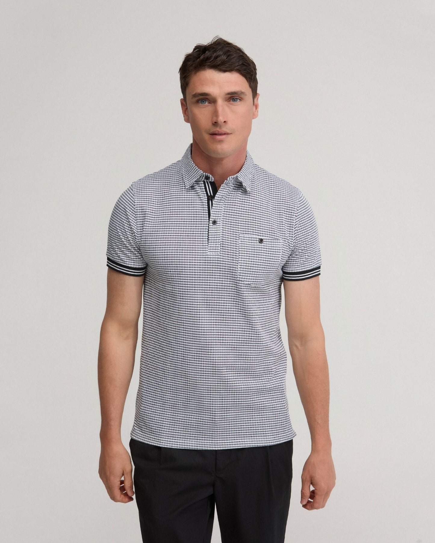 Milo Cotton Jersey Printed Polo