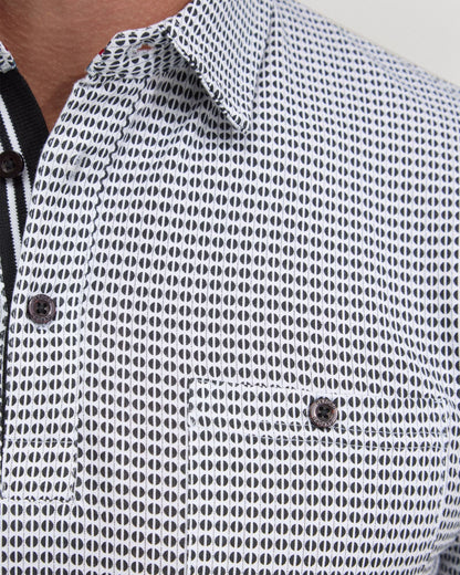 Milo Cotton Jersey Printed Polo