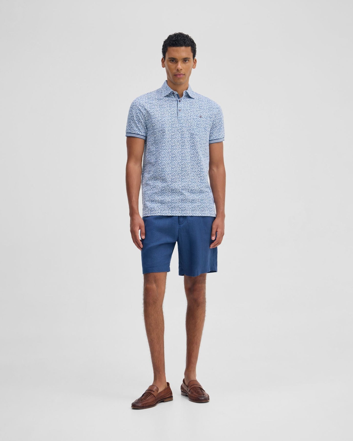 Milo Printed Jersey Polo
