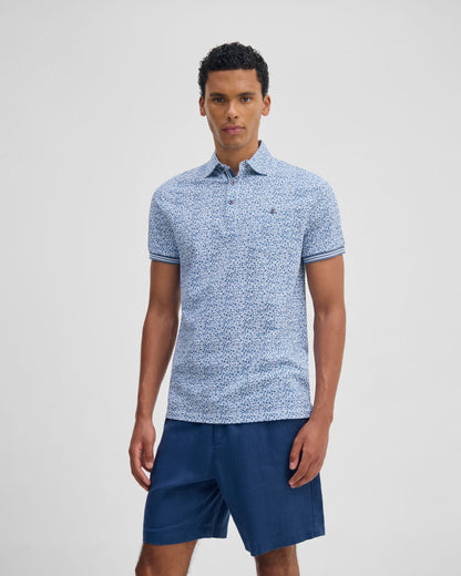 Milo Printed Jersey Polo