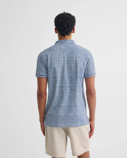 Milo Printed Jersey Polo With Pocket