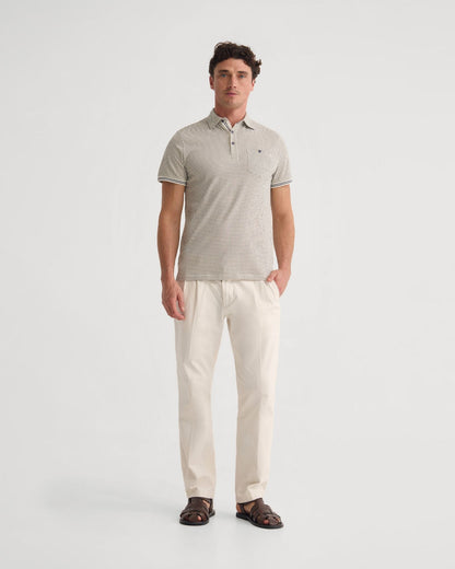 Milo Printed Jersey Polo With Pocket