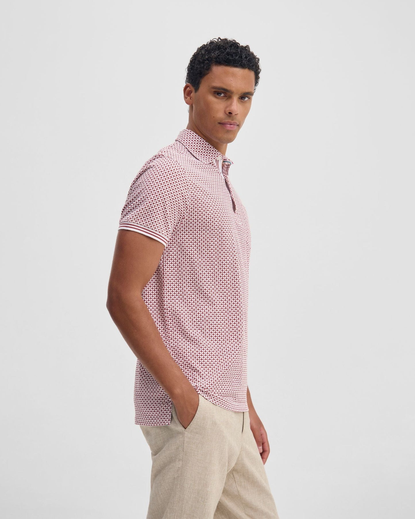 Milo Print Jersey Polo With Pocket