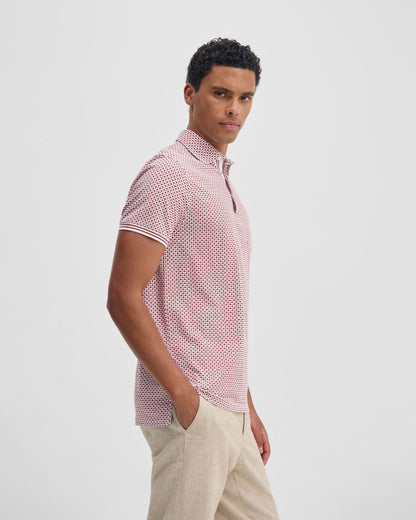 Milo Print Jersey Polo With Pocket
