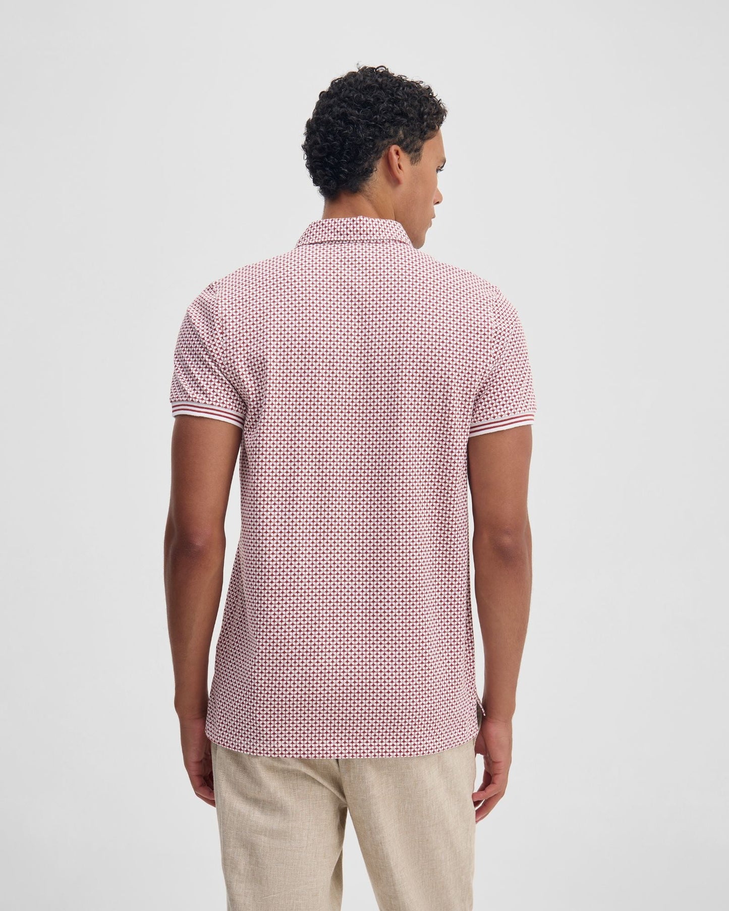 Milo Print Jersey Polo With Pocket