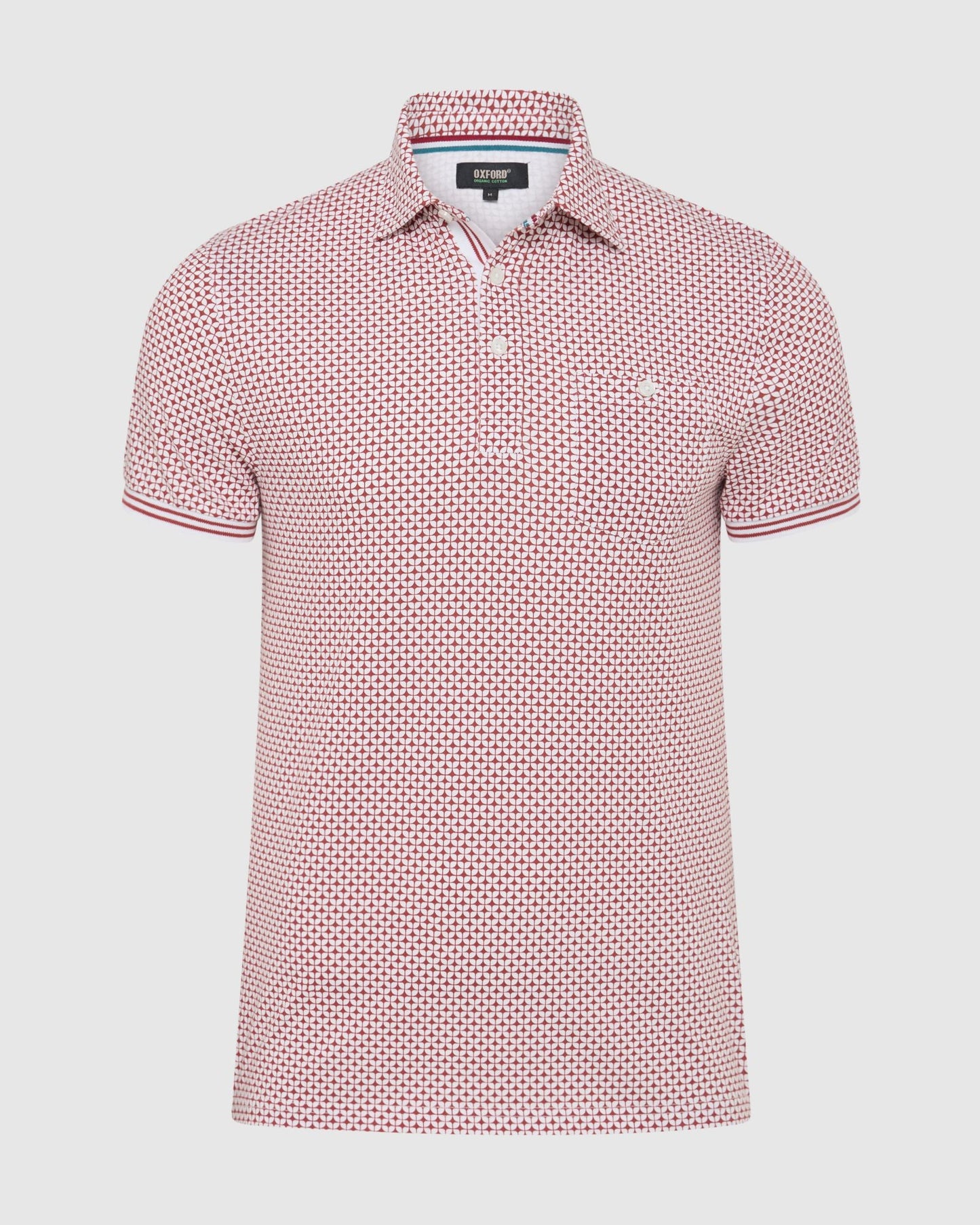 Milo Print Jersey Polo With Pocket