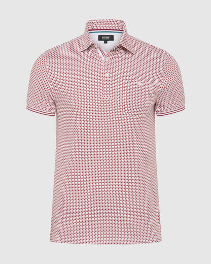 Milo Print Jersey Polo With Pocket