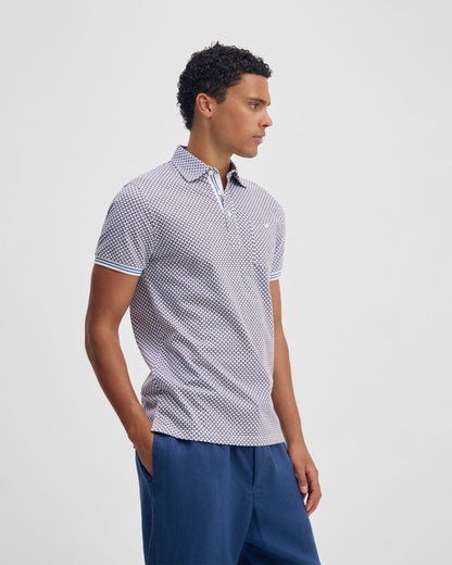 Milo Print Jersey Polo With Pocket
