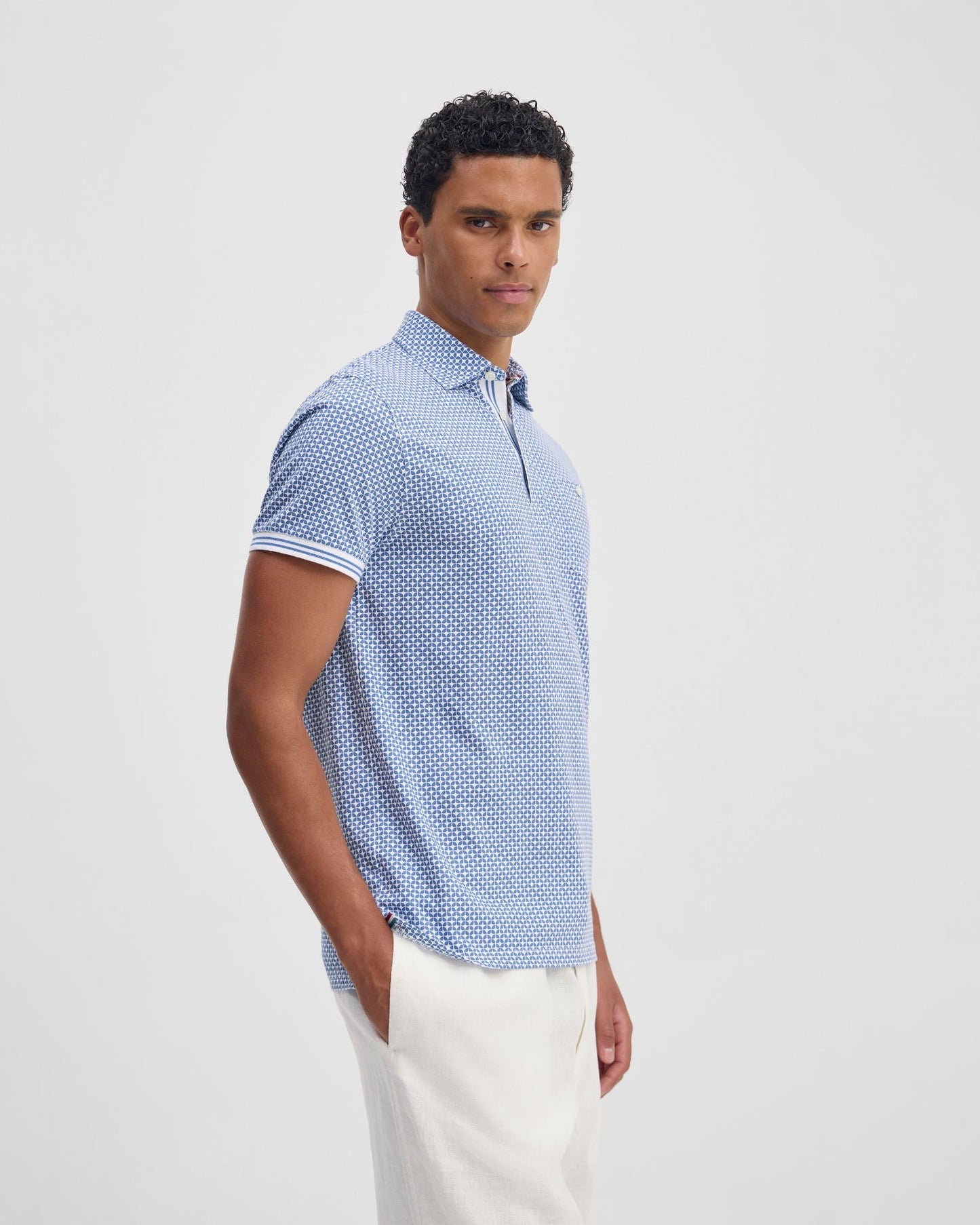Milo Print Jersey Polo With Pocket