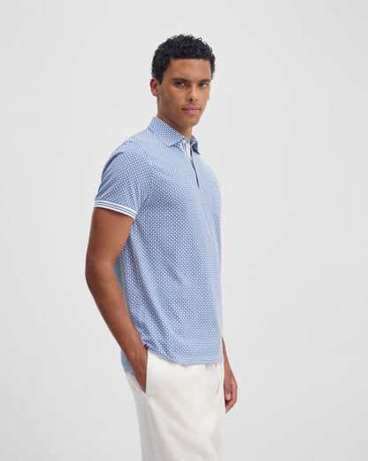Milo Print Jersey Polo With Pocket