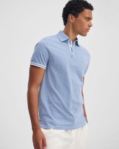 Milo Print Jersey Polo With Pocket