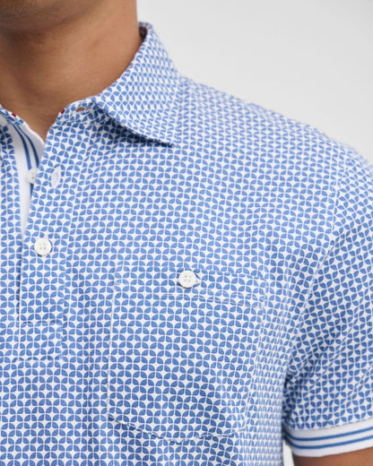 Milo Print Jersey Polo With Pocket