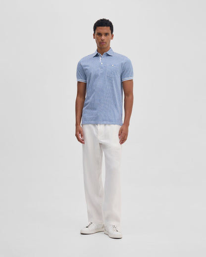 Milo Print Jersey Polo With Pocket