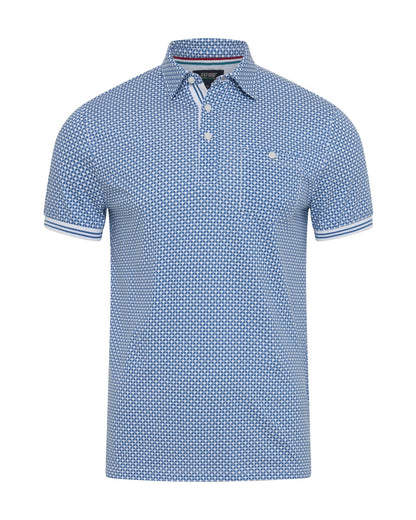 Milo Print Jersey Polo With Pocket