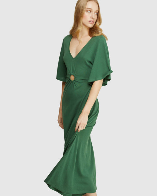 Florence Keyhole Knit Maxi Dress