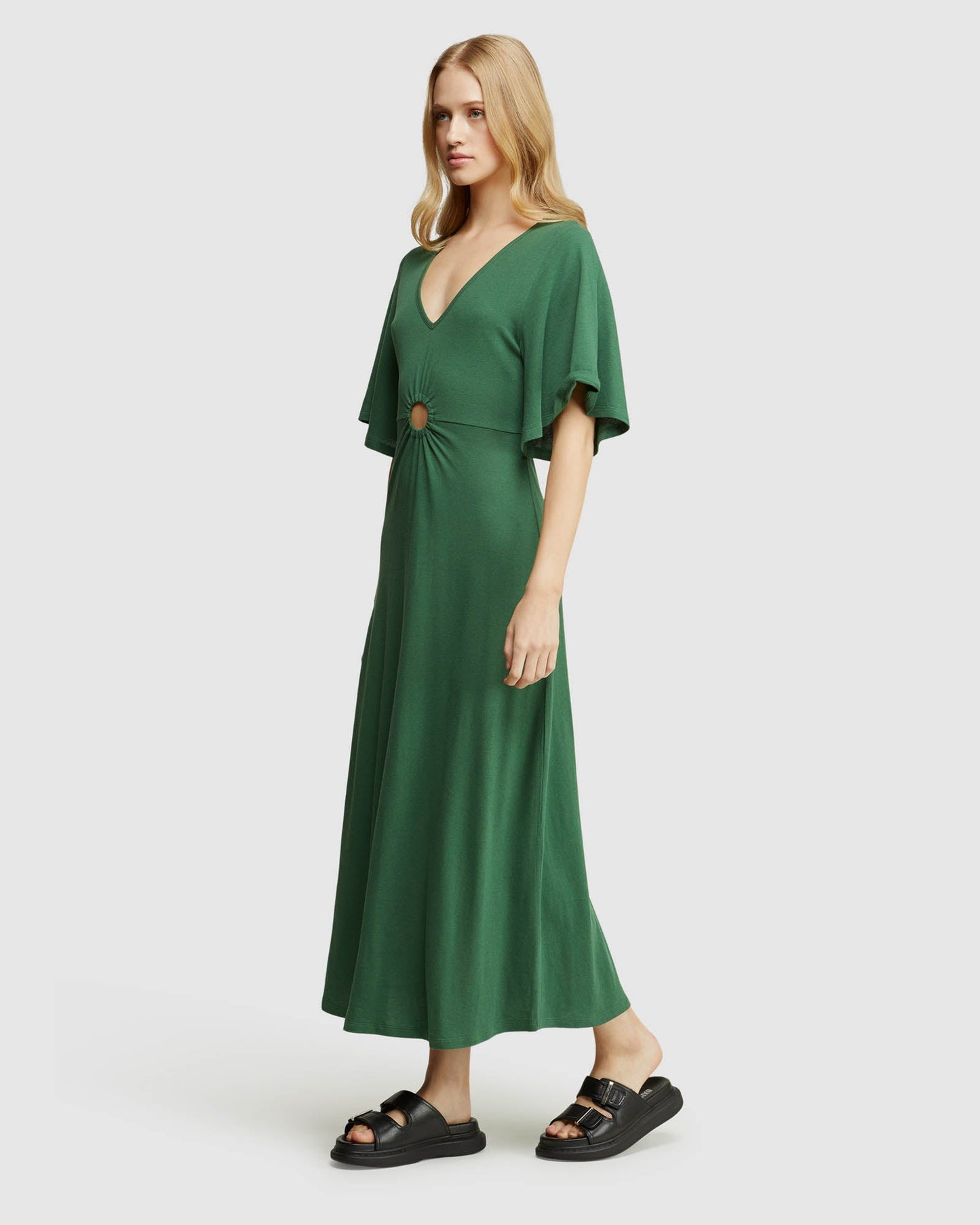 Florence Keyhole Knit Maxi Dress