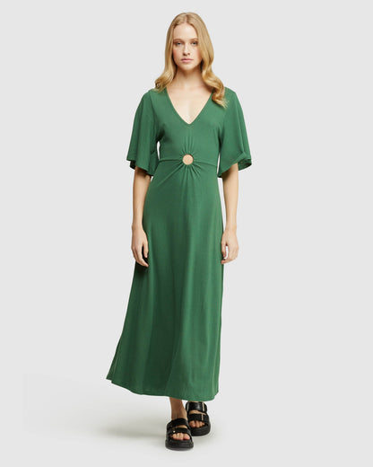 Florence Keyhole Knit Maxi Dress