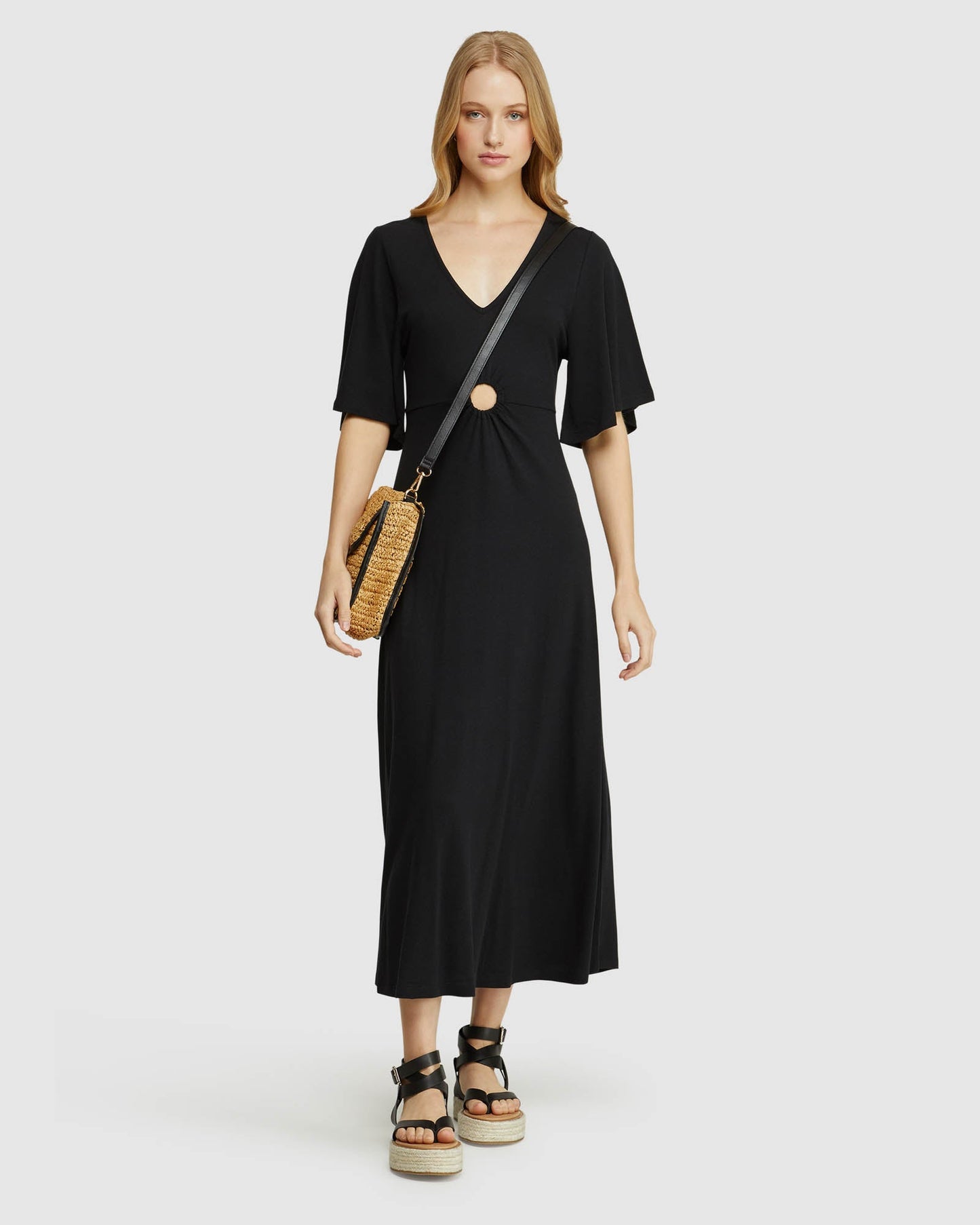 Florence Keyhole Knit Maxi Dress
