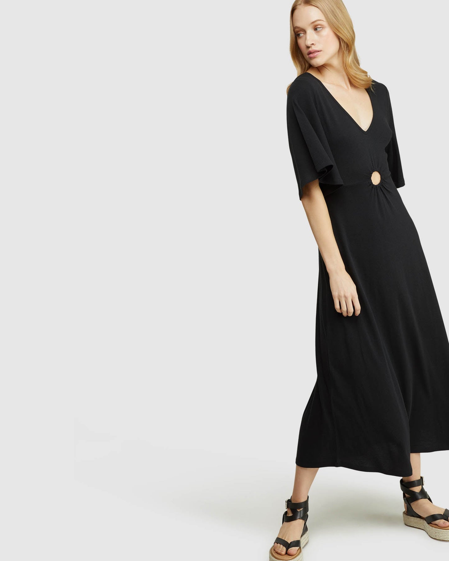 Florence Keyhole Knit Maxi Dress