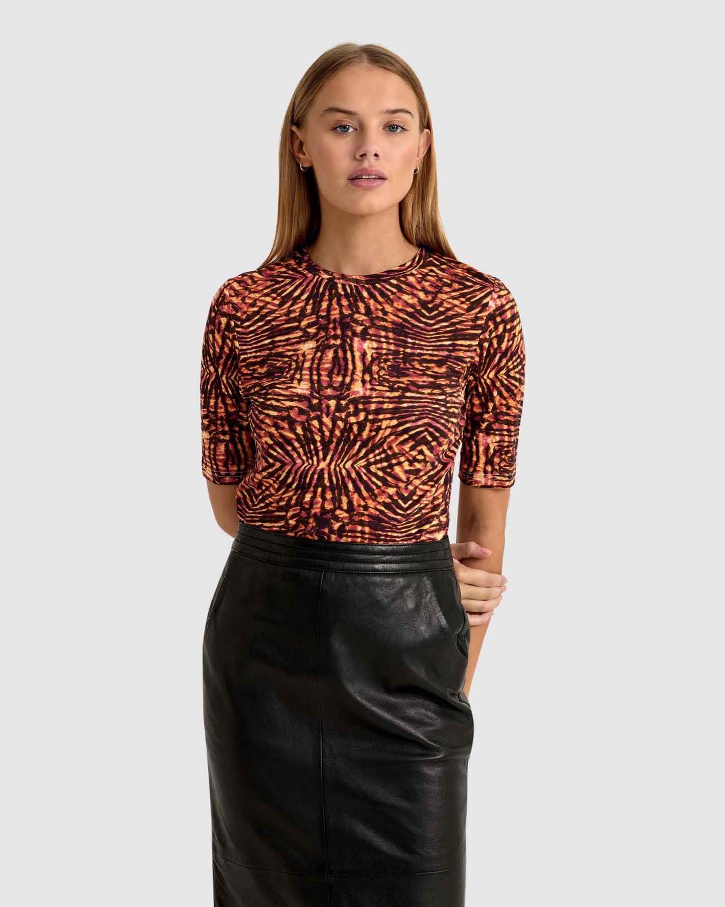 Imogen Printed Jersey T-Shirt