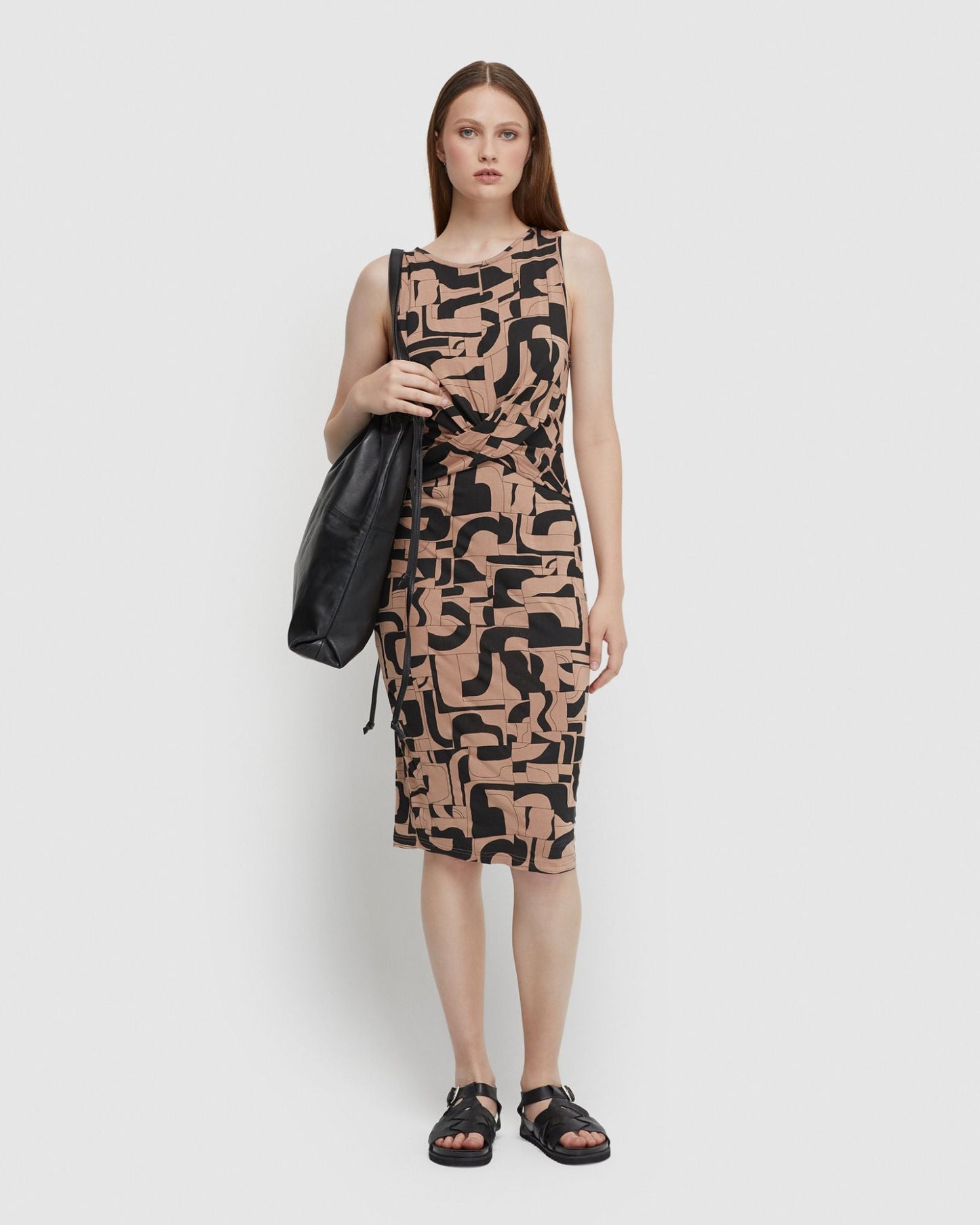 Holly Sleeveless Printed Dress