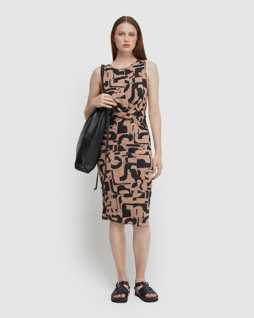 Holly Sleeveless Printed Dress