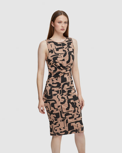 Holly Sleeveless Printed Dress