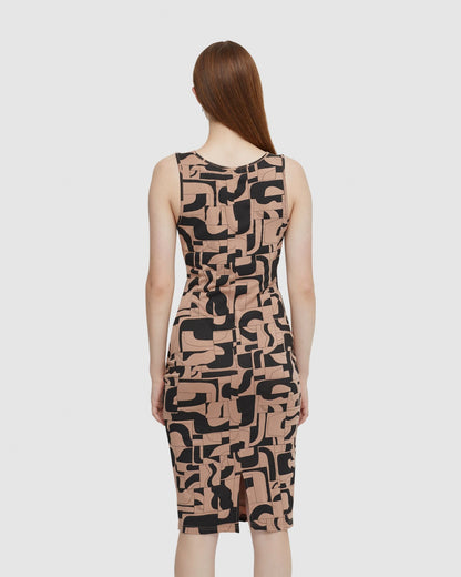 Holly Sleeveless Printed Dress