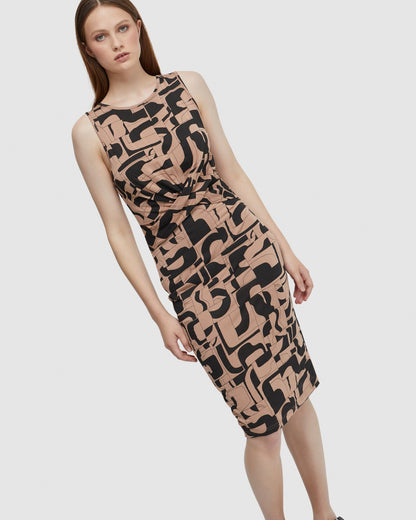 Holly Sleeveless Printed Dress