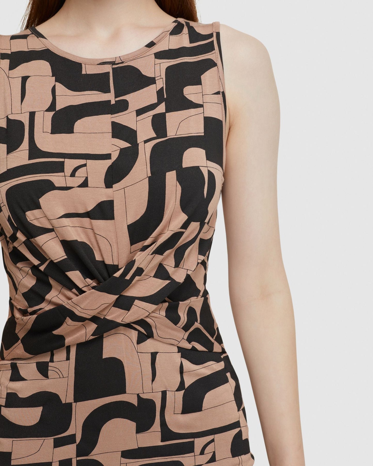 Holly Sleeveless Printed Dress