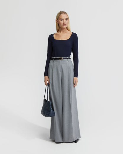 Cassie Square Neck Long Sleeve T-Shirt