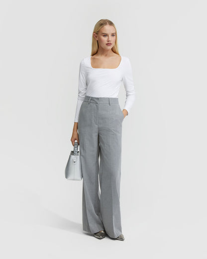 Cassie Square Neck Long Sleeve T-Shirt