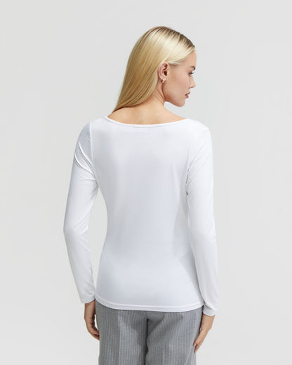 Cassie Square Neck Long Sleeve T-Shirt